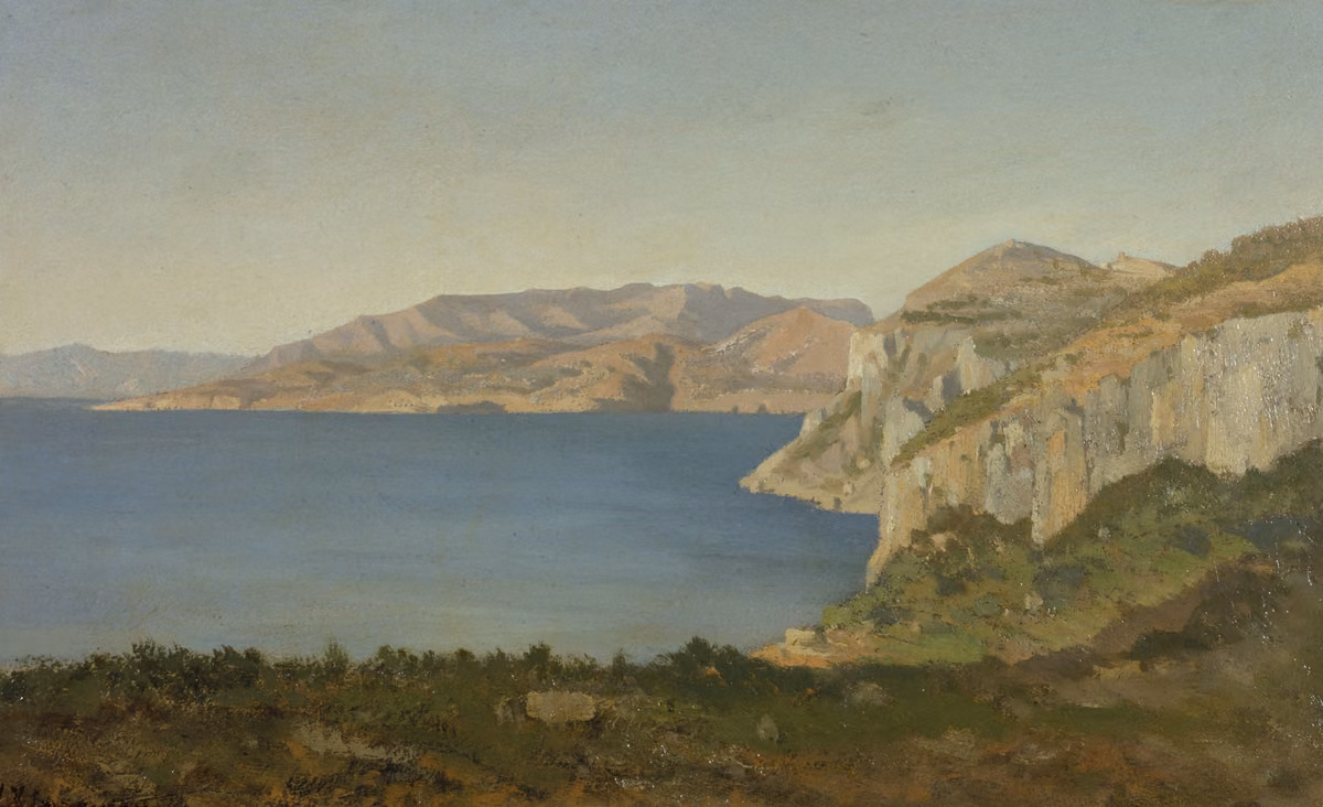 La Côte d'Azur, baie sur la Méditerranée